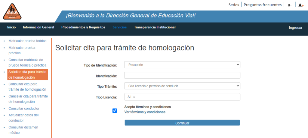 Cómo sacar citas teóricas COSEVI