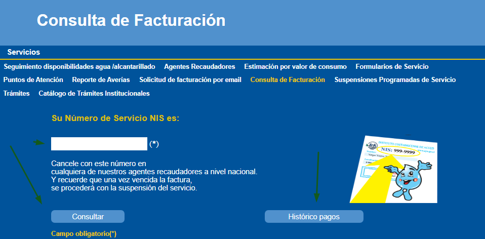 Consulta tu recibo de agua AYA en Costa Rica (Guía practica) consultar el recibo de agua AYA
